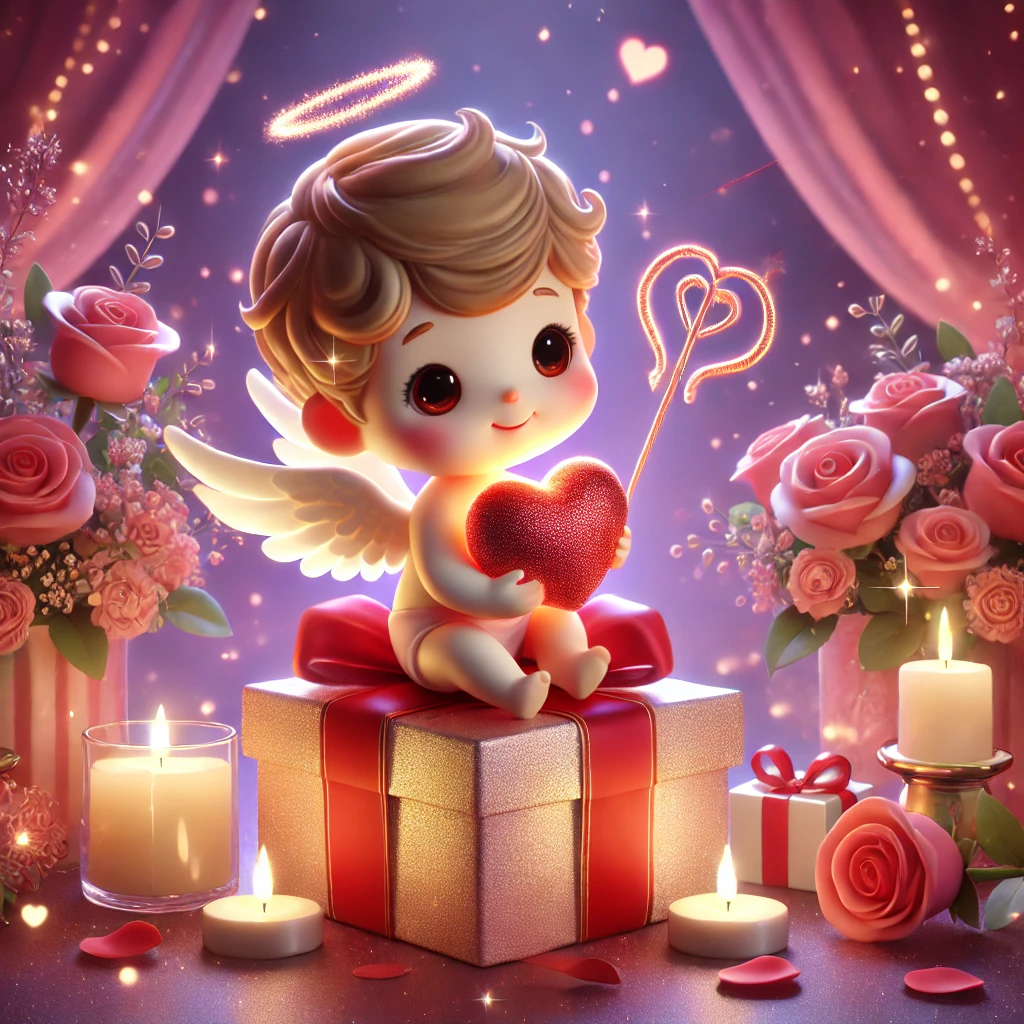 Heart hot air balloon